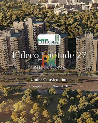 Residential SectorIIM Road,Under Construction,3BHKProperty in Eldeco Latitude 27  Society Available for Sale, 1590 Sqft. (8742₹/psft) inLucknow, Uttar Pradesh-627056